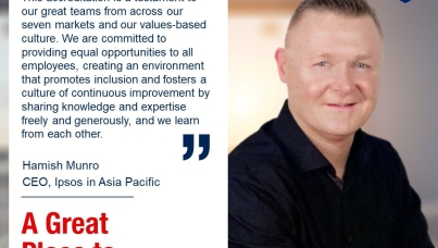 Great Place to Work Certification for 7 APEC markets of Ipsos