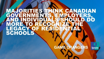 Majorities Think Canadian Governments, Employers, and Individuals Should Do More to Recognize the Legacy of Residential Schools