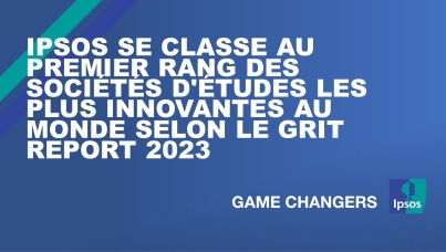 Ipsos se classe au premier rang des sociétés d'études les plus innovantes au monde selon le GRIT report 2023 