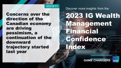 Concerns over the direction of the Canadian economy are driving pessimism, a continuation of the downward trajectory started last year