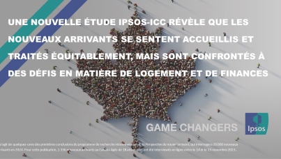 Une nouvelle étude IPSOS-ICC révèle que les nouveaux arrivants se sentent accueillis et traités équitablement, mais sont confrontés à des défis en matière de logement et de finances