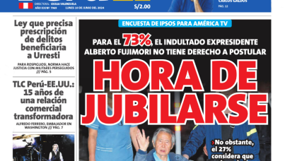 El 73% dice que Alberto Fujimori no tiene derecho a postular a la Presidencia