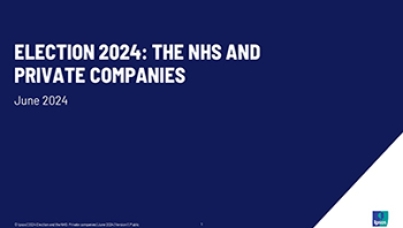 Election 2024: The NHS and Private Companies