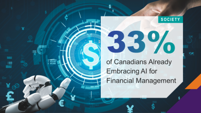 The AI Revolution: As Many As One in Three (33%) Canadians Already Embracing AI for Financial Management