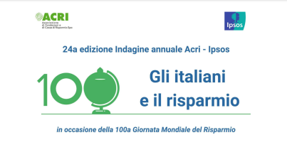 Giornata Mondiale del Risparmio 2024, indagine Acri-Ipsos: evoluzione della cultura del risparmio