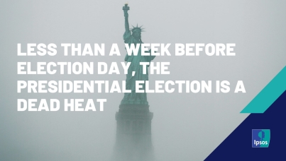 Less than a week before Election Day, the presidential election is a dead heat