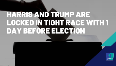 Harris and Trump are locked in tight race with 1 day before election