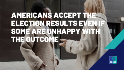Americans accept the election results even if some are unhappy with the outcome