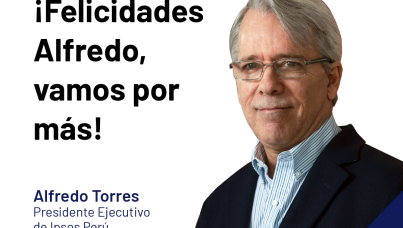 Ipsos Perú celebra la destacada trayectoria de Alfredo Torres en su 40° aniversario