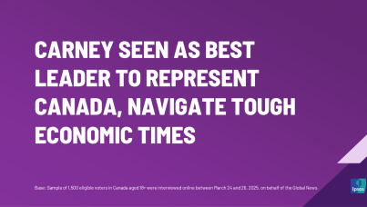 Carney Seen as Best Leader to Represent Canada, Navigate Tough Economic Times