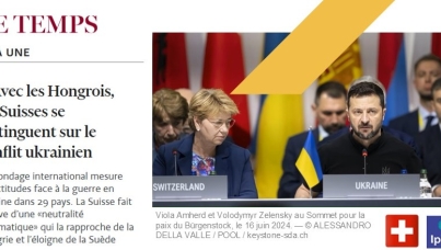 A striking 78% of Swiss believe their country should not get involved militarily  in Ukraine war 