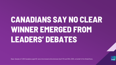 Canadians Say No Clear Winner Emerged from Leaders’ Debates