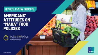 Ipsos Data Drops: Americans’ Attitudes on “MAHA” Food Policies