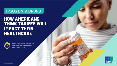 Ipsos Data Drops: How Americans think tariffs will impact their healthcare