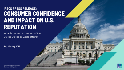 [PRESS RELEASE] - Consumer Confidence and Impact on U.S. Reputation