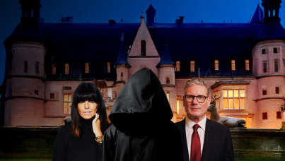 Traitors Castle - Claudia Winkleman - Keir Starmer - Traitor Cloak