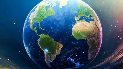 Ipsos and the Halifax International Security Forum - the image shows the planet Earth