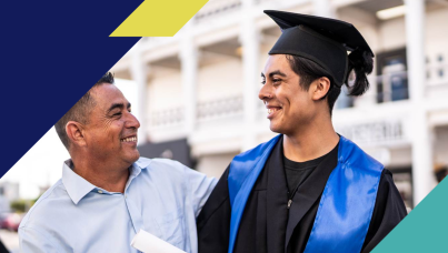 Parent with college graduate