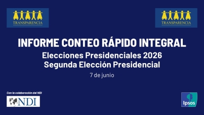 Conteo Rápido Integral de Ipsos Perú por encargo de Transparencia- Segunda Vuelta 2026