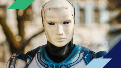 Image of a robot that looks male