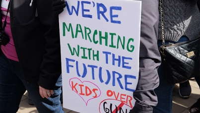 marching sign