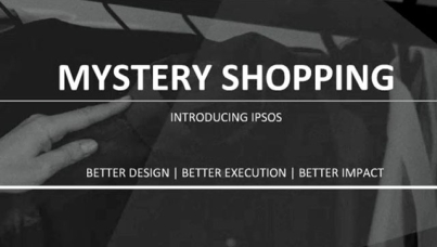 mystery shopping