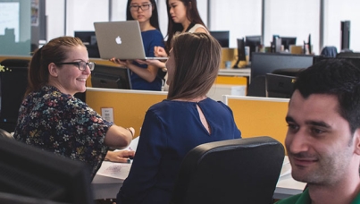 people in the office