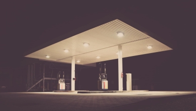 gas station