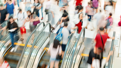 people-on-escalator