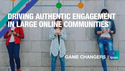 Driving authentic engagement in large online communities
