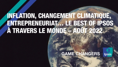 Inflation, changement climatique, entrepreneuriat… Le best of Ipsos à travers le monde – Août 2022