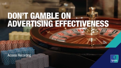 Don’t Gamble on Advertising Effectiveness