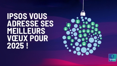 Ipsos vous adresse ses meilleurs vœux pour 2025 !
