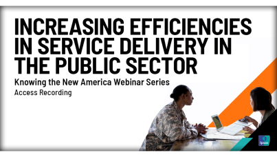 Increasing Efficiencies in Service Dleivery in the Public Sector