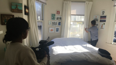 Ethnographer conducting fieldwork