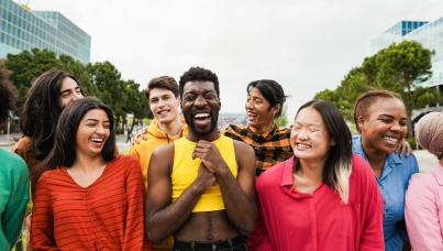 多様性を感じる人々