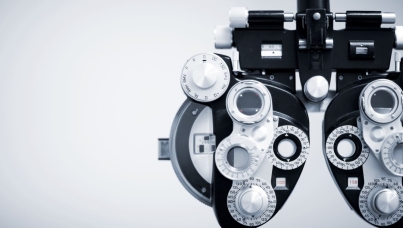 Optometry test machine