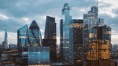 London skyline night view
