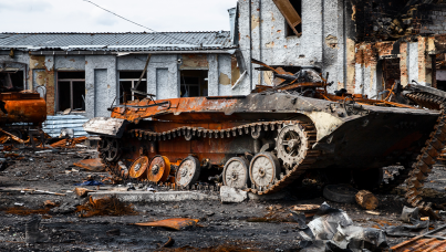 Tanque destruido