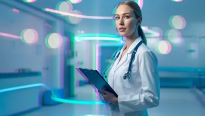 Image of a doctor with a healthcare file