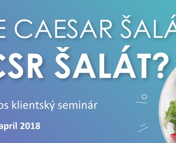 Je Caesar šalát CSR šalát?