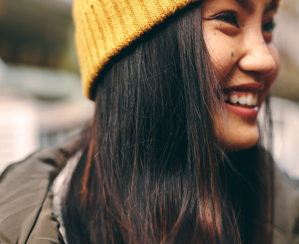 asian girl smiling title cover