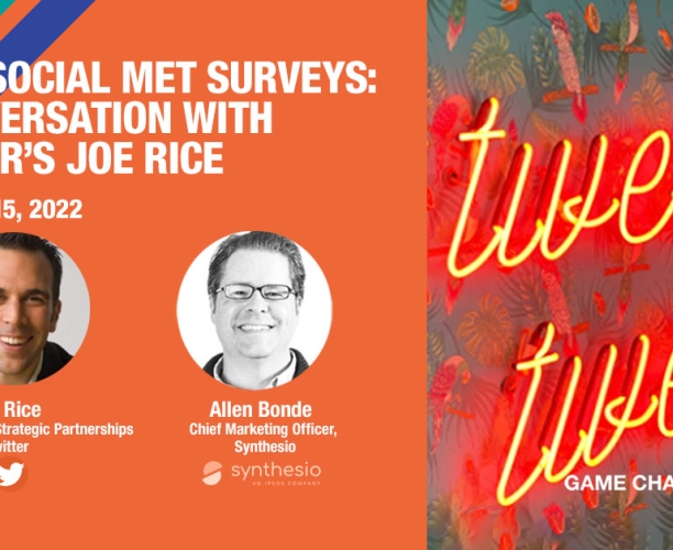 When Social Met Surveys: A Conversation with Twitter’s Joe Rice