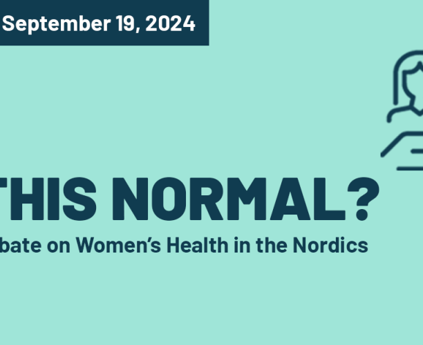 Is This Normal? – A Live Debate on Women’s Health in the Nordics | Webinar