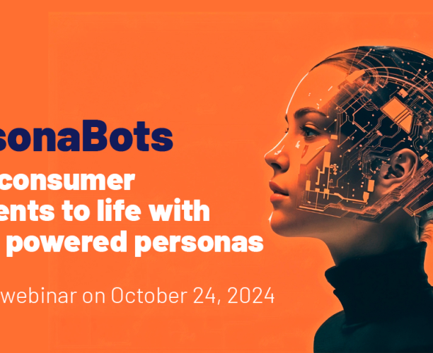 WEBINAR: PersonaBots - Bring consumer segments to life with GenAI powered personas
