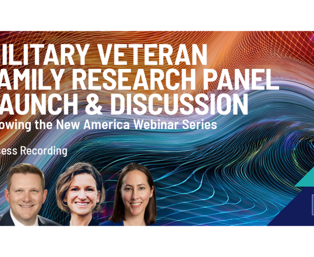 [WEBINAR] Military Veteran Family Research Panel Launch & Discussion
