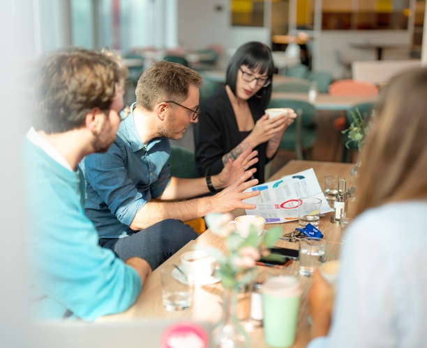 Team in einer Besprechung
