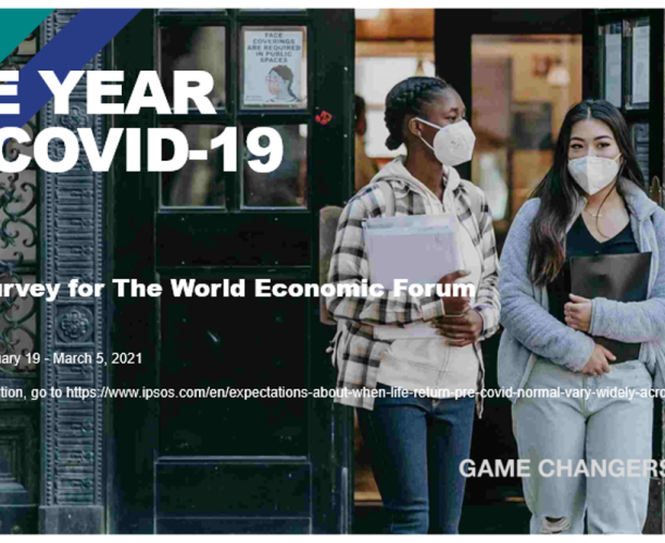WEF-Ipsos 1-year of COVID 19 Survey