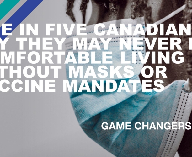 One in Five Canadians Say They May Never Be Comfortable Living Without Masks or Vaccine Mandates 