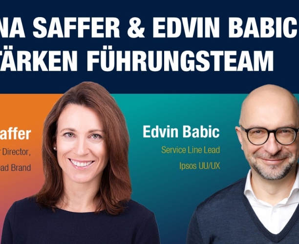 Neue Köpfe bei Ipsos: Bettina Saffer und Edvin Babic